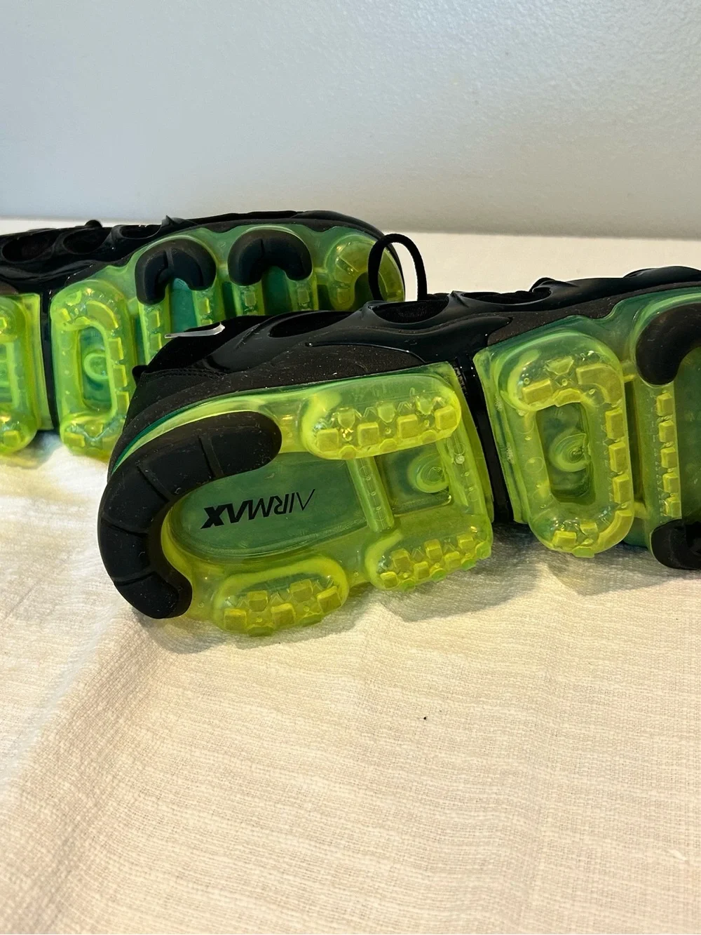 Nike Air VaporMax Plus Black Volt Neon Men's Size 14 924453-015